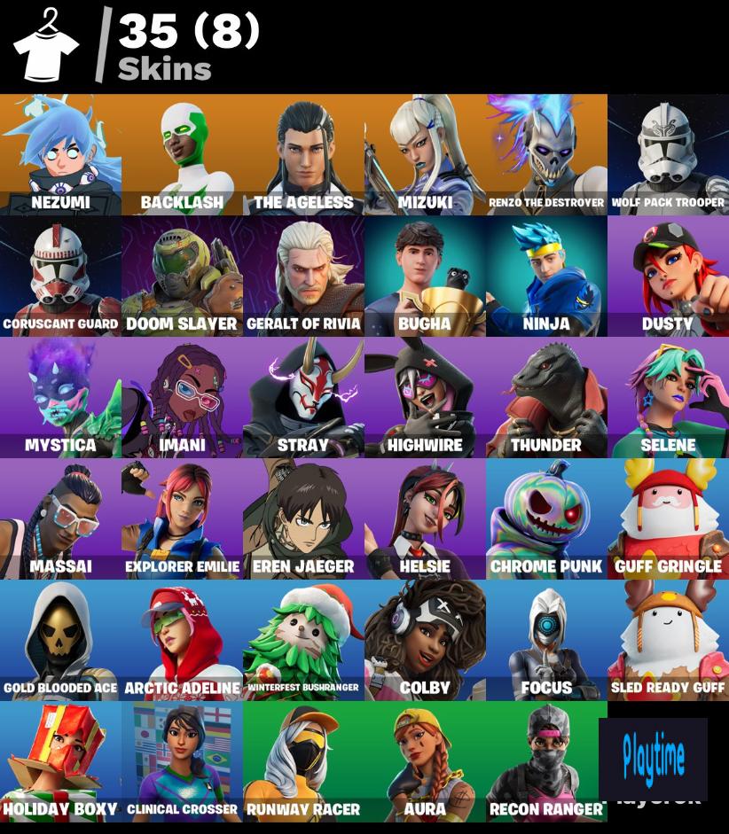 [PC/PSN/XBOX] 35 SKINS | NEZUMI | BACKLASH | THE AGELESS | MIZUKI