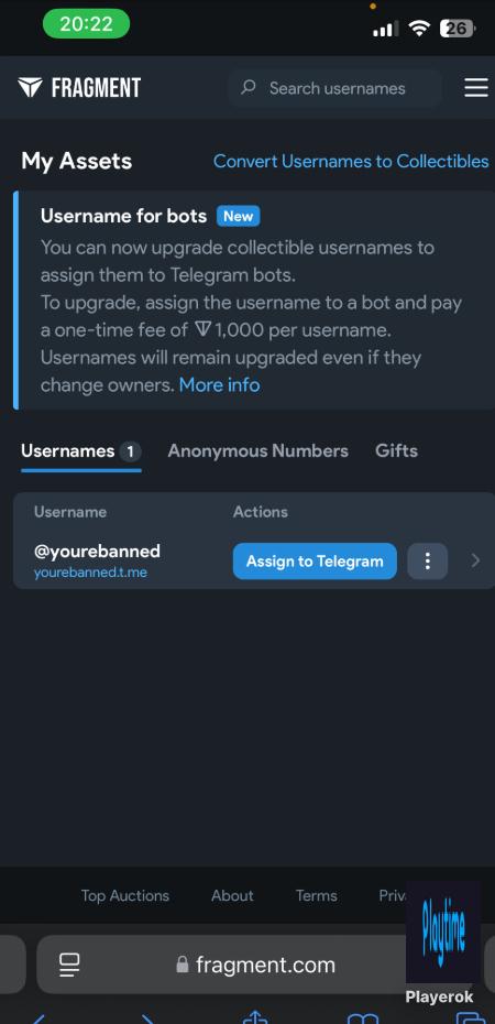 НФТ ЮЗ @yourebanned В АРЕНДУ НА 7 ДНЕЙ