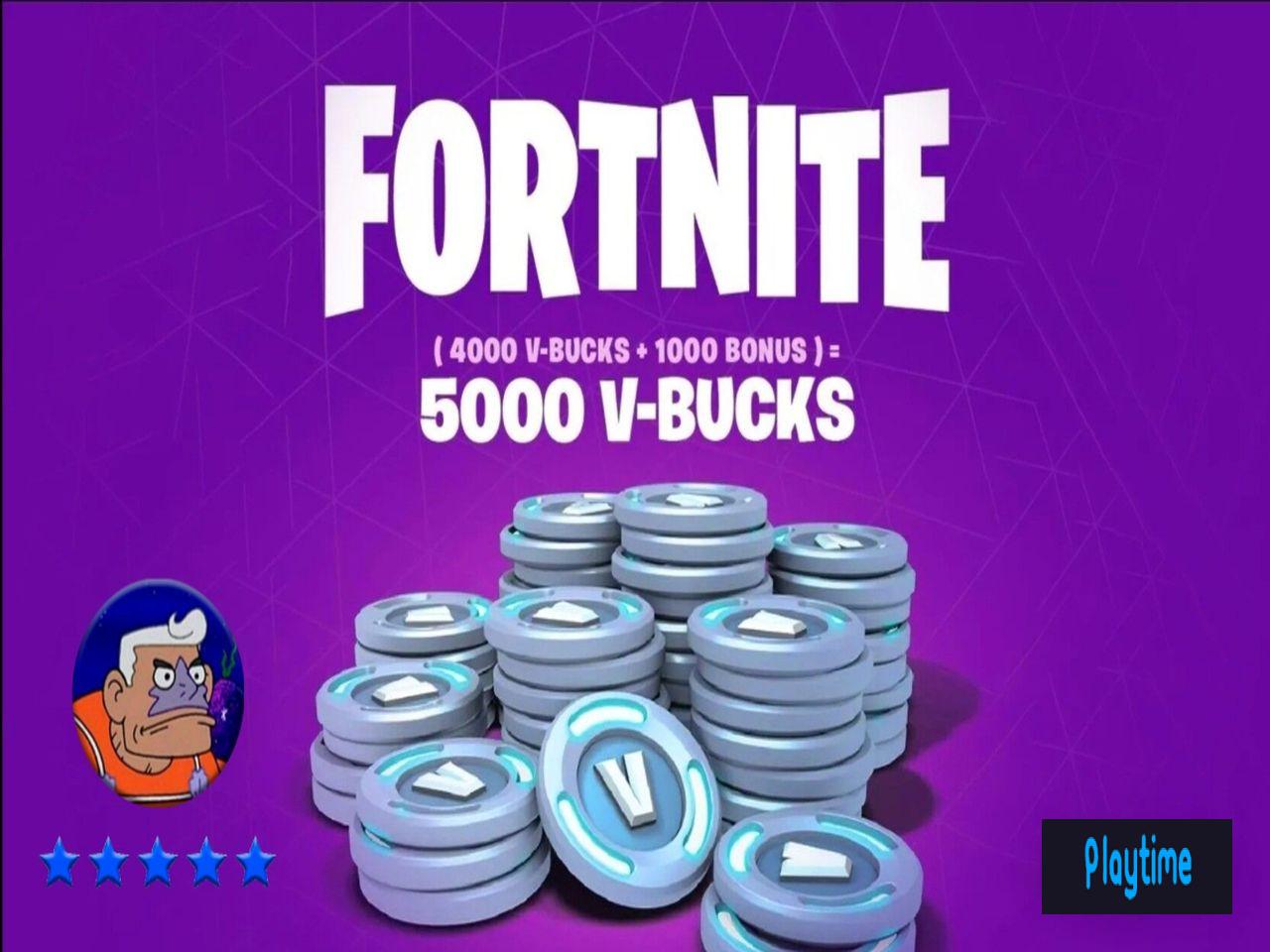 ✅5000 V-BUCKS НА ВАШ АККАУНТ✅В ПРОФИЛЕ ДЕШЕВЛЕ✅